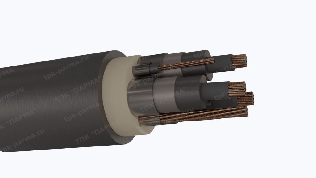 Фотография провода Кабель КГЭ-ХЛ 3х50+1х16+1х10 - 6кВ