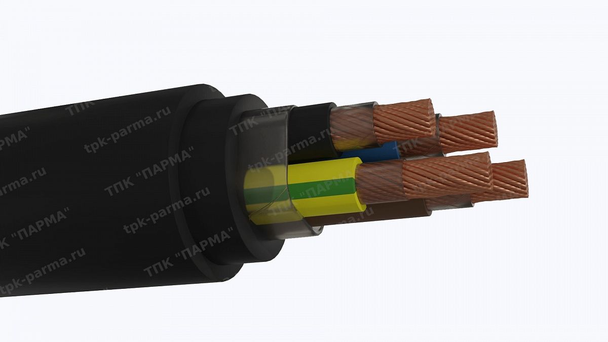 Кабель КПГ 3х150+1х150