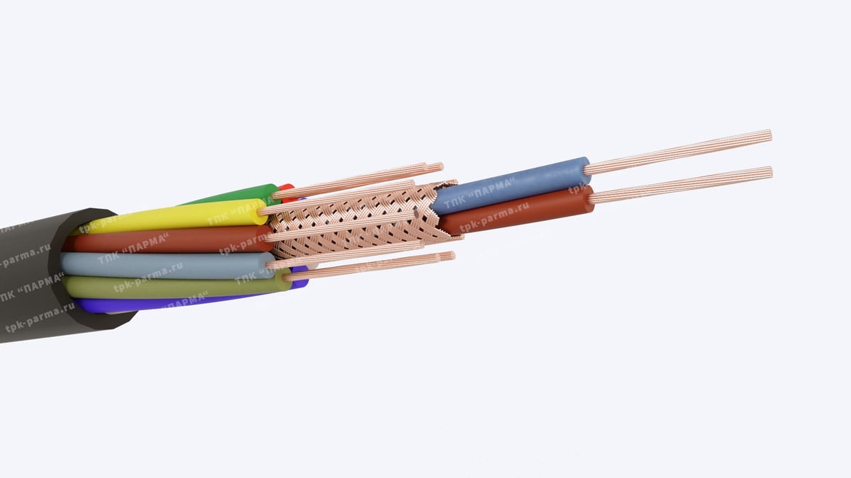 Фотография провода Кабель ШМВ 1х0,35+4х0,35