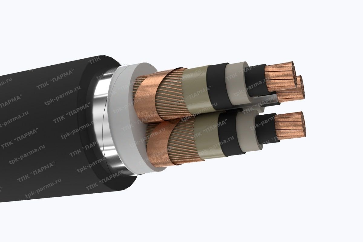 Кабель ПвБВнг(B)-LS 3х240/95 - 10кВ