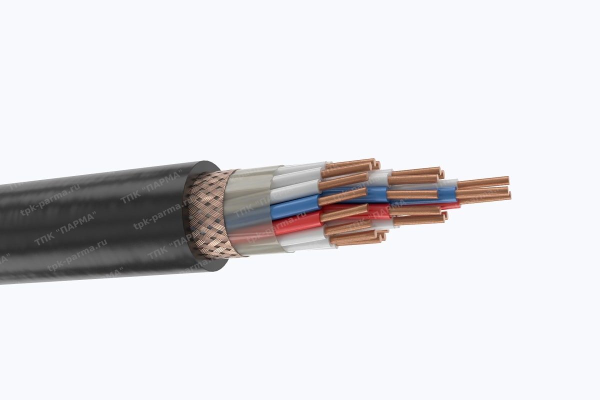 Фотография провода Кабель КУПЭВ (27х2х0,5)эф